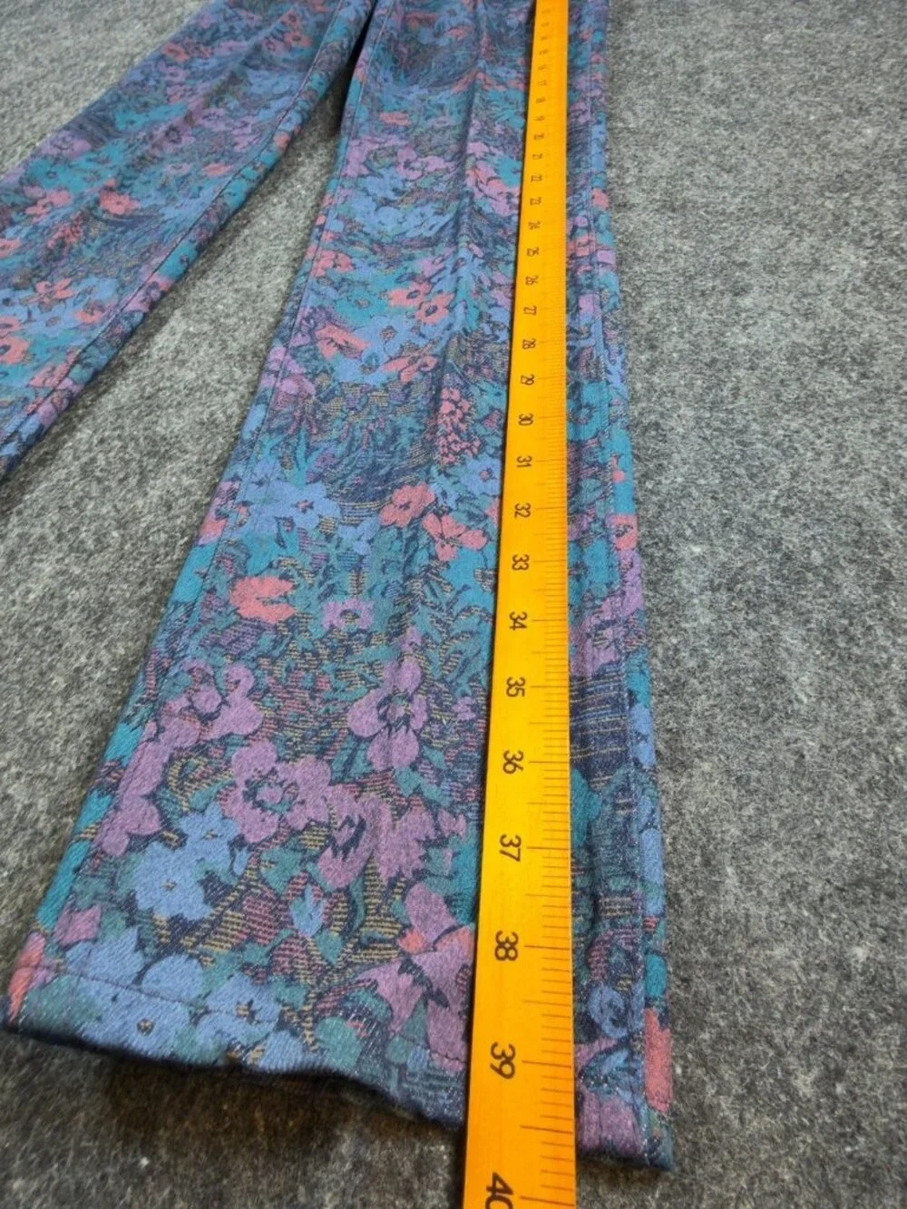 Lee Riders Floral Jeans Girls 12 Slim Blue Pink Cotton Vintage NWT 90s